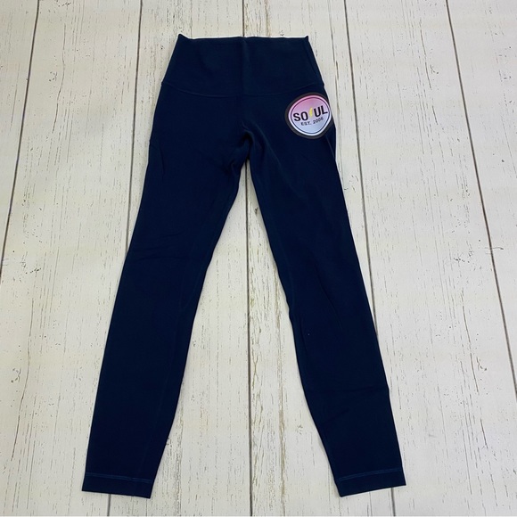 Lululemon Align Leggings Navy Soul Cycle - Size 4 - Picture 3 of 6